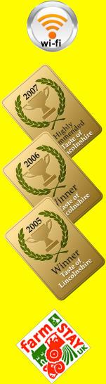 wi-fi 2007  Highly Commended  Taste of Lincolnshire 2006  Winner  Taste of Lincolnshire 2005  Winner  Taste of Lincolnshire